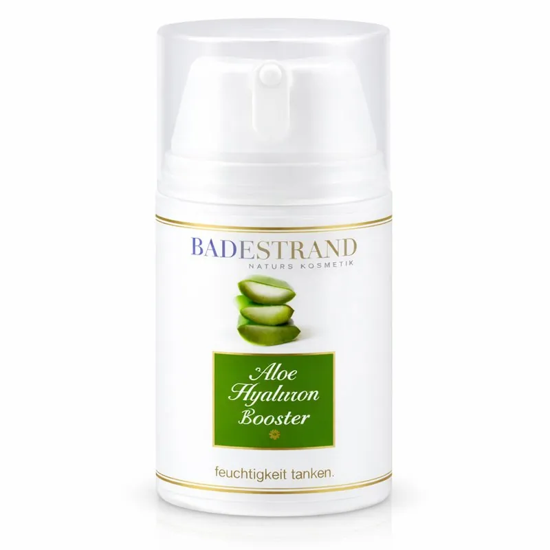 Badestrand Aloe Hyaluron Booster für die feuchtigkeitsarme Haut